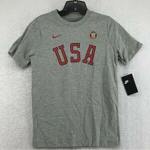 NWT Unisex Nike Team USA Grey T-shirt